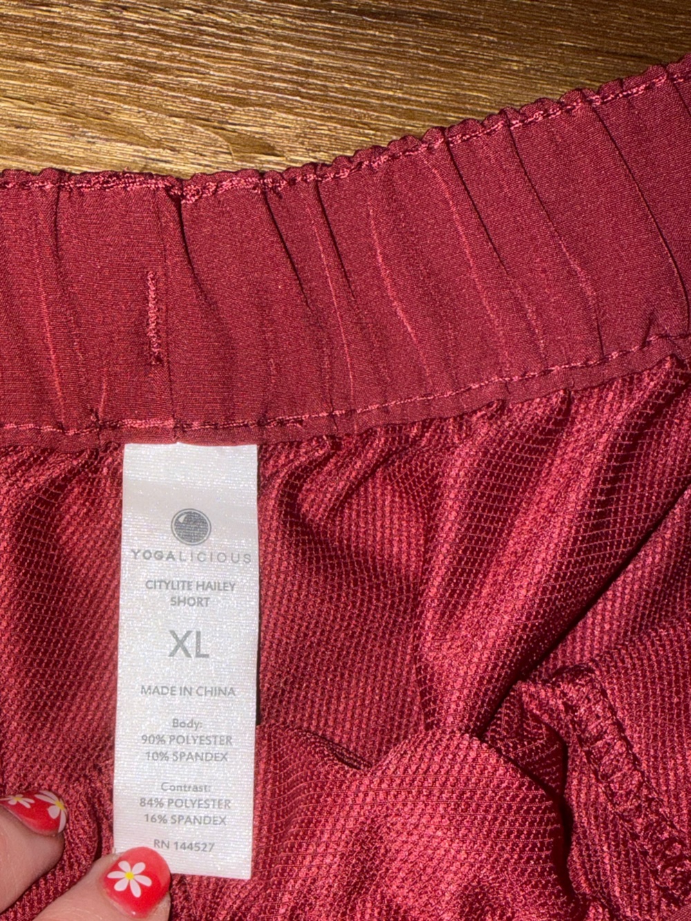 Brick red Drawstring Shorts - Picture 2 of 4